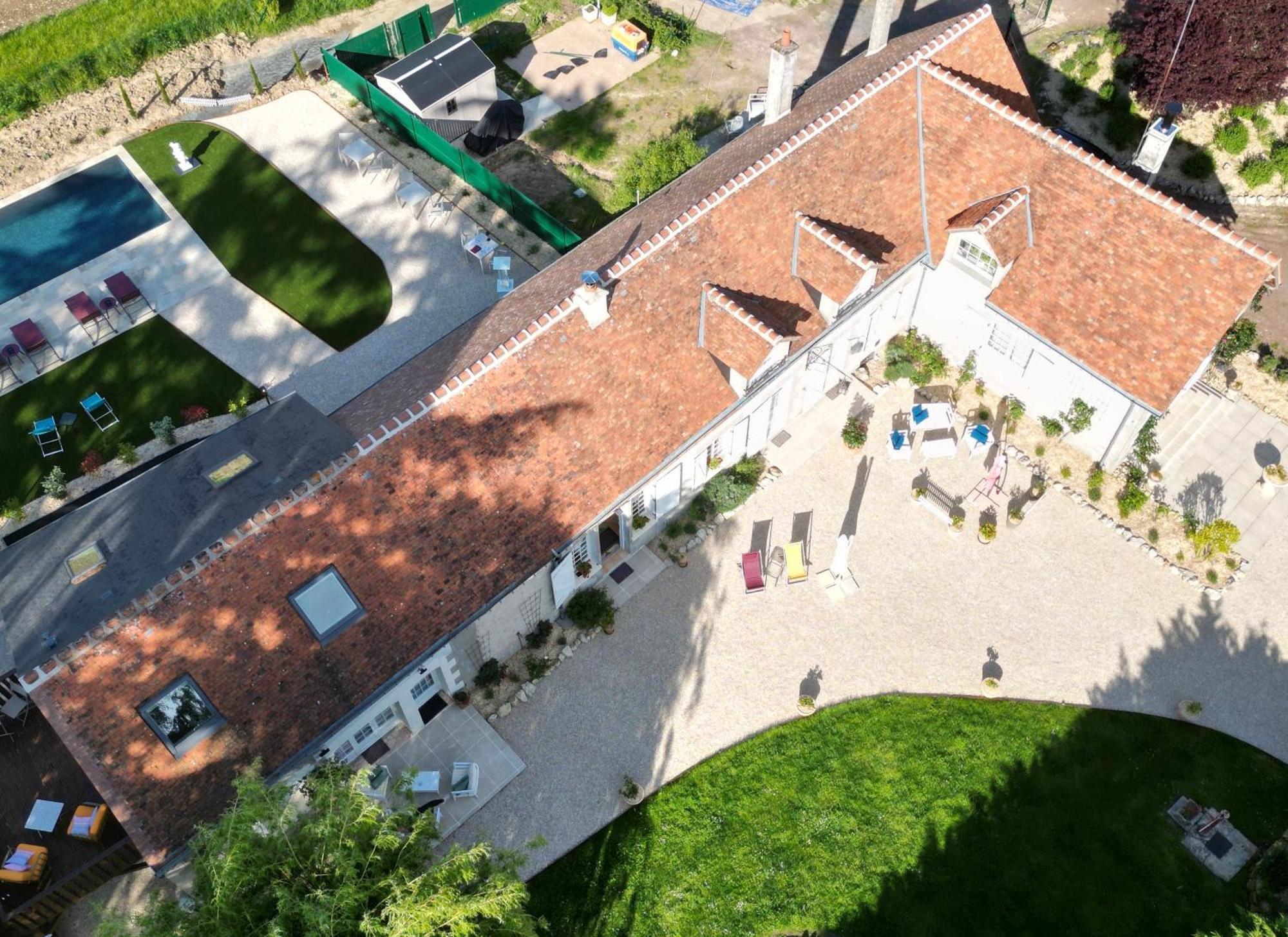Sans Souci Bed And Breakfast Luxe Heated Pool And Restaurant Luzillé Exteriér fotografie