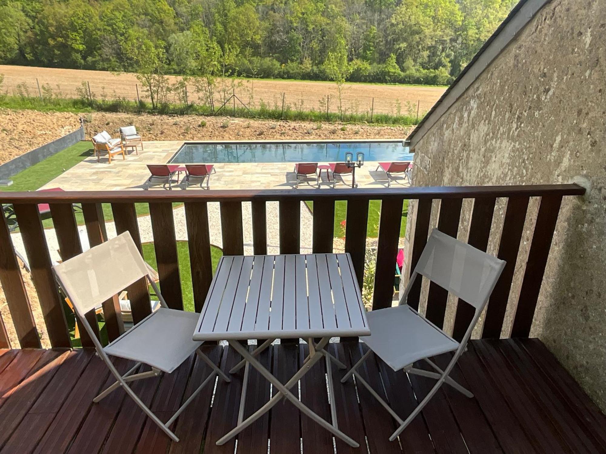 Sans Souci Bed And Breakfast Luxe Heated Pool And Restaurant Luzillé Exteriér fotografie